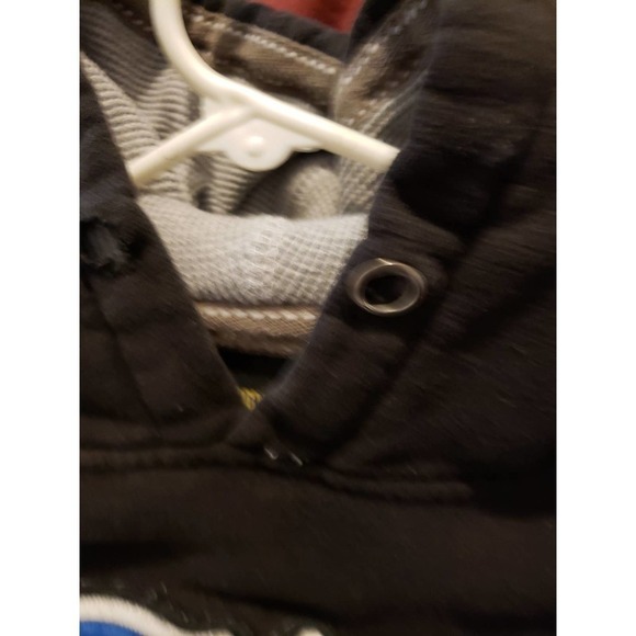 St Paul Saints Medium Black Heavyweight Hooded Pull Over Sweatshirt - Picture 4 of 6